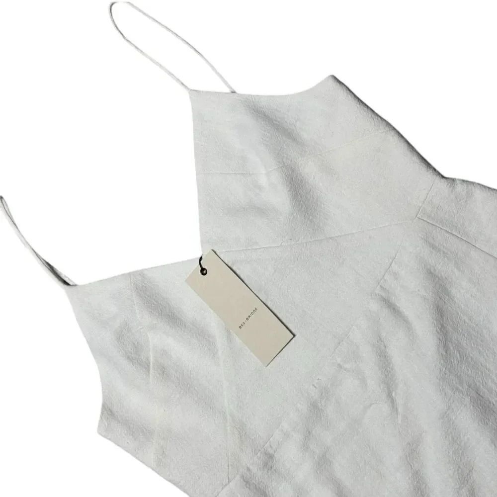 NWT women’s BEC & BRIDGE Harriet ivory cut Mini cotton Dress size 10 - Picture 5 of 11